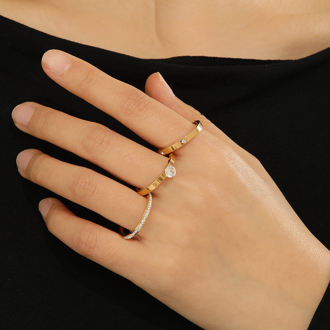 Shopifi™ Minimalist Gold Rings