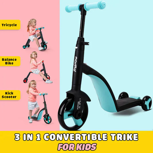 Shopifi™3 In 1 Kids Convertible Scooter