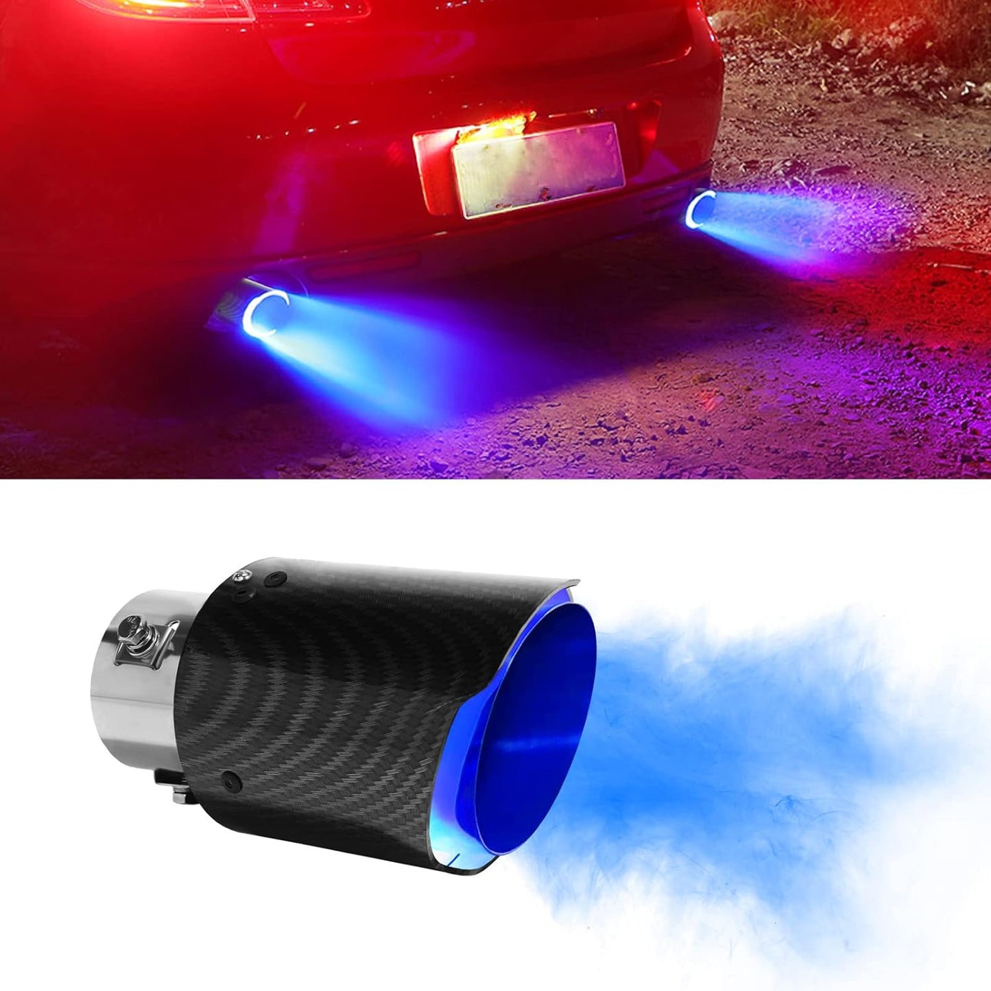 Shopifi™Universal led car exhaust pipe