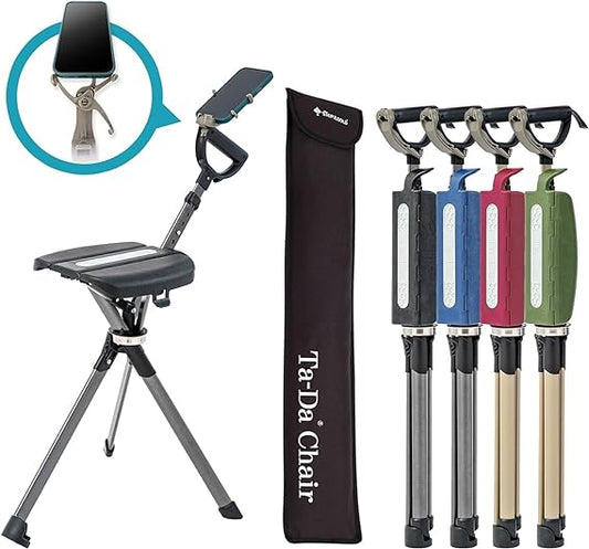 Shopifi™ Walking Cane with Chair for Camping, Hiking and Elderly