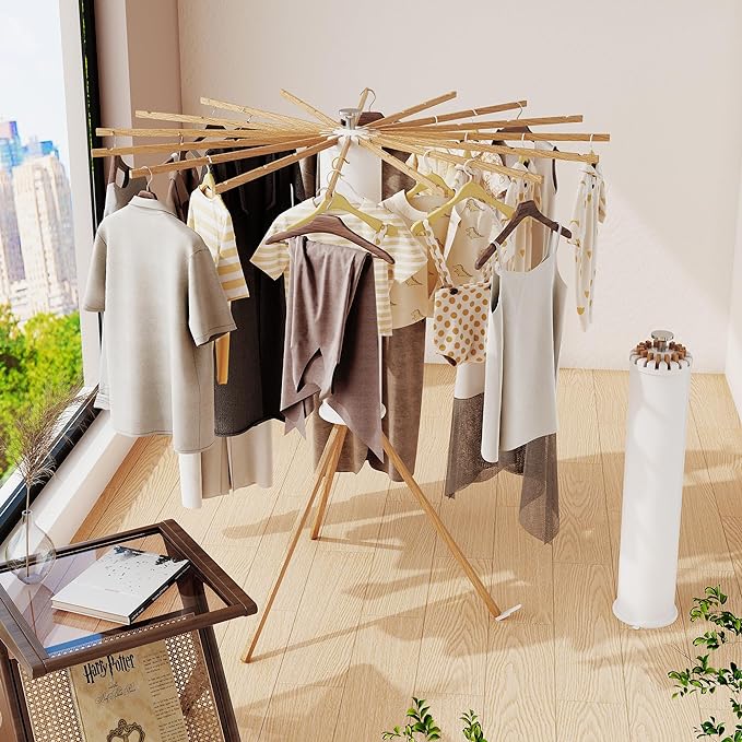 Shopifi™  Foldable Tripod Clothes Drying Rack